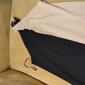 Halter color block dress